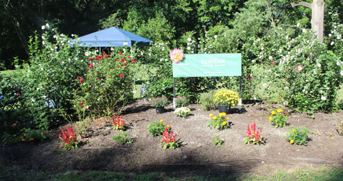 Korean Cultural Garden sign on One World Day